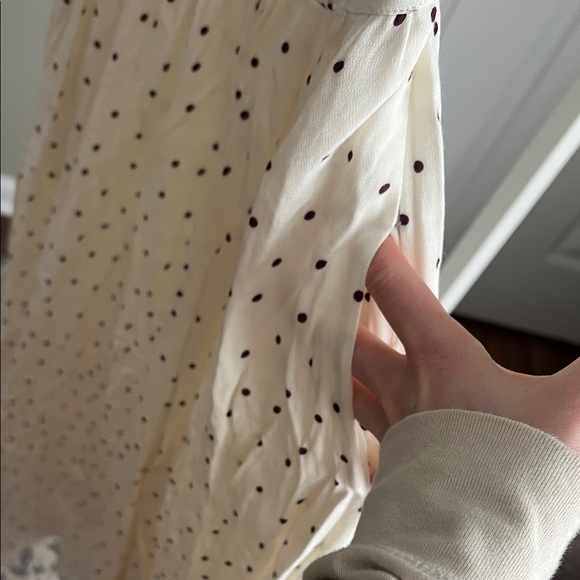 Free People Bella Donna Polka Dot Strapless Maxi Dress - Picture 9 of 10